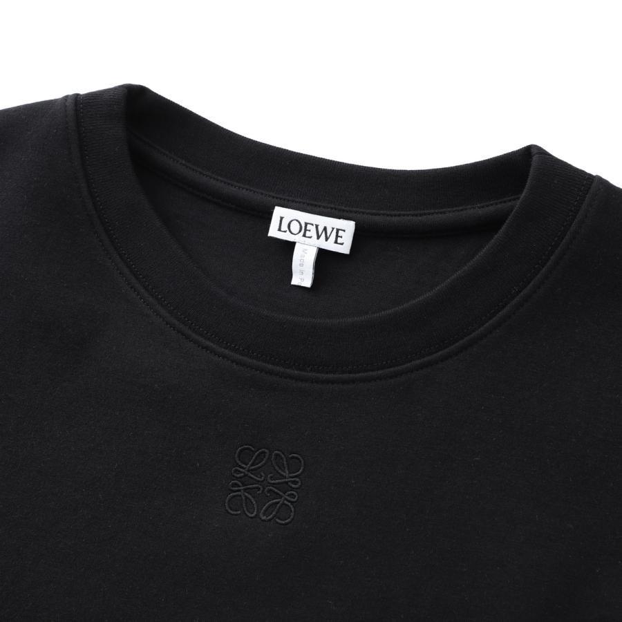 LOEWE（ロエベ） クルーネックTシャツ TRAPEZE TOP ブラック