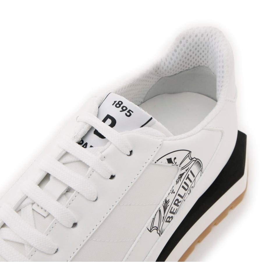 BERLUTI ホワイト スニーカー Berluti ホワイトレザー スニーカー 保存袋付き