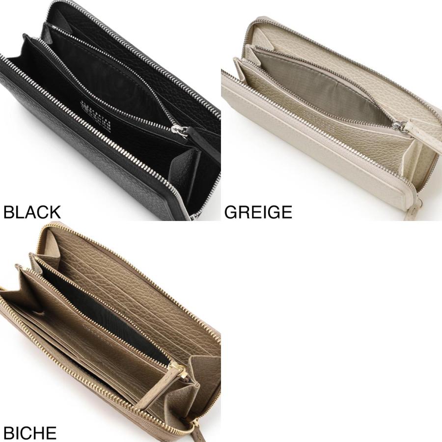 美品　マルジェラ　4ステッチ　レザー　ラウンドファスナー　長財布　ブラック メゾンマルジェラ 長財布 財布 メンズ レディース 4 ステッチ