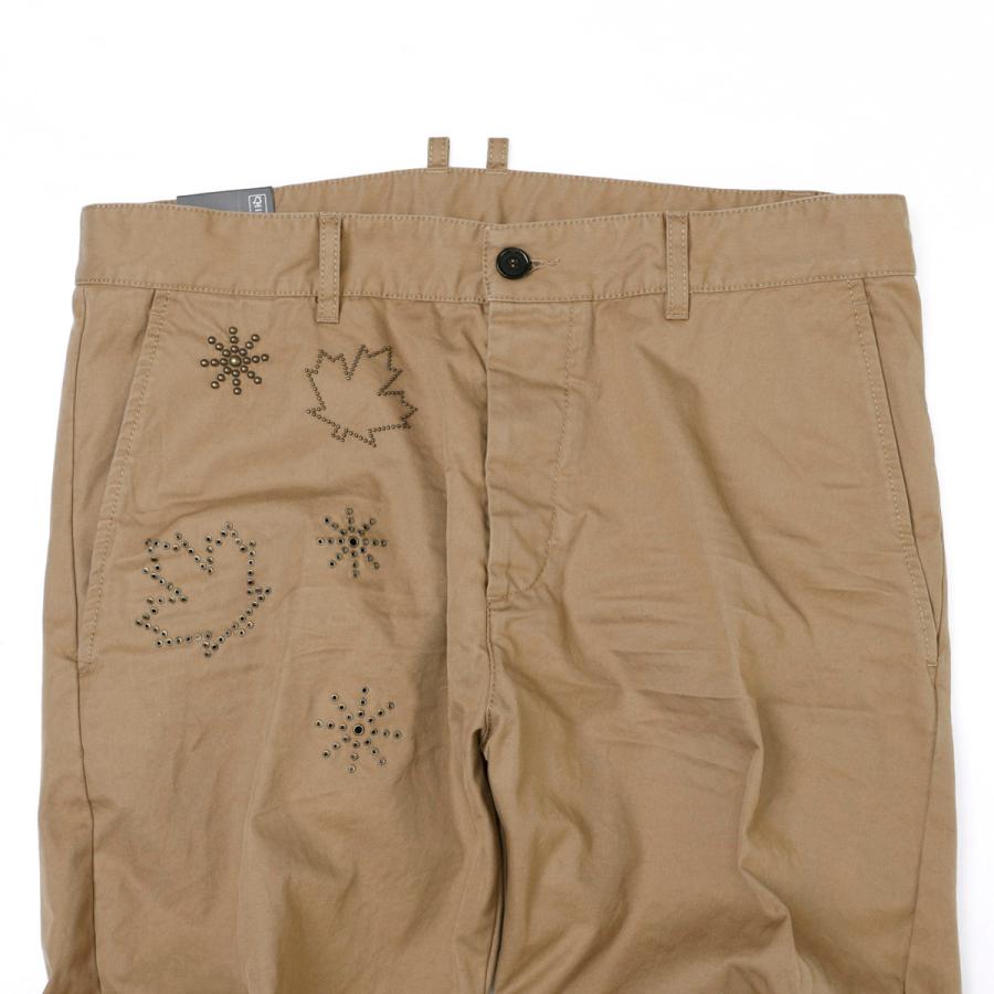 DSQUARED2（ディースクエアード） コットンパンツ MAPLE STUDS SKIPPER