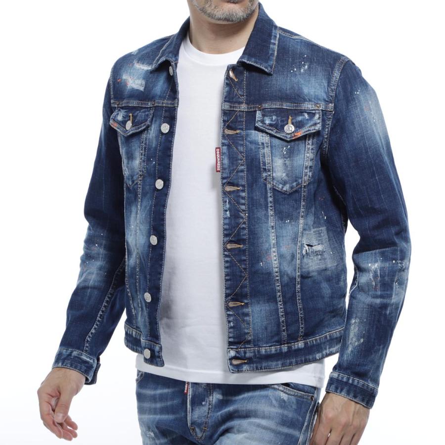 ディースクエアード DSQUARED2 デニムジャケット CATEN TWINS Gジャン 大きいサイズあり ブルー メンズ s74am1027-s30342-470 :s74am1027-s30342:モダンブルーYahoo!店 - 通販 - Yahoo!ショッピング