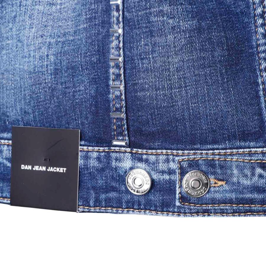 DSQUARED2（ディースクエアード） デニムジャケット STAPLED MEDIUM