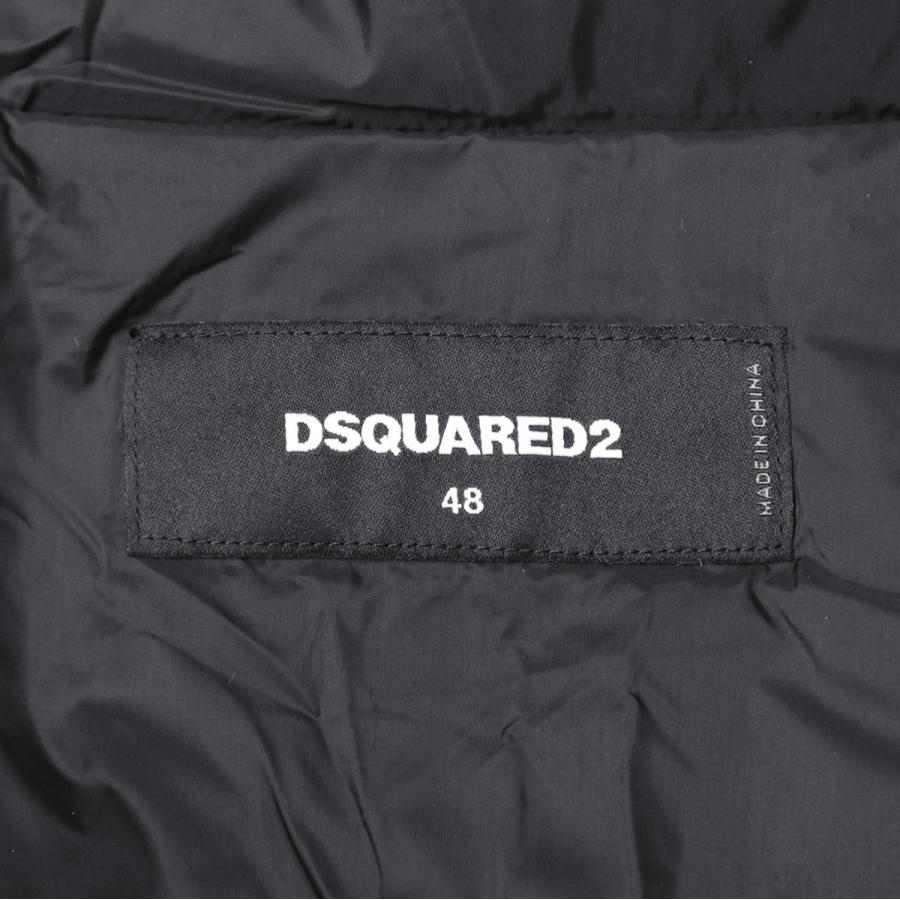 ディースクエアード DSQUARED2 ダウンジャケット PUFFER KABAN ブラック メンズ s74am1414-s54056-900｜mb-y｜18