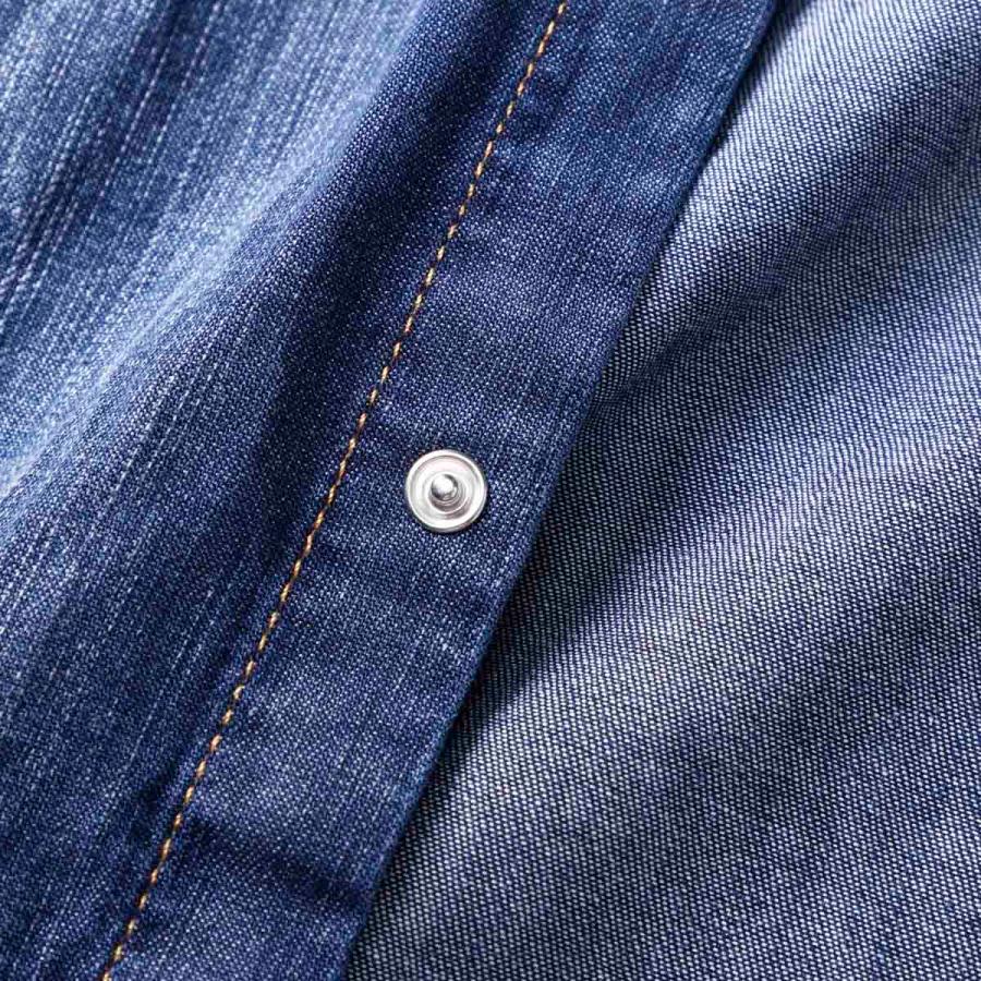 ディースクエアード DSQUARED2 デニムシャツ D2 LEAF WEST DROPPED 