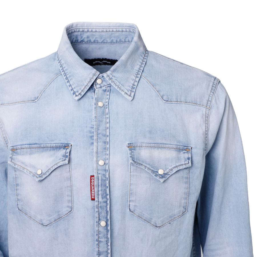 ディースクエアード DSQUARED2 デニムシャツ CLASSIC WESTERN SHIRT