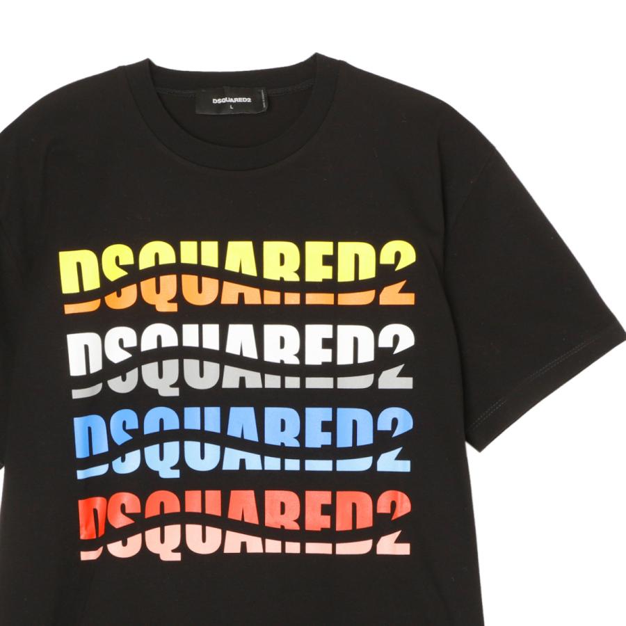 DSQUARED2 ディースクエアード クルーベックTシャツ メンズ