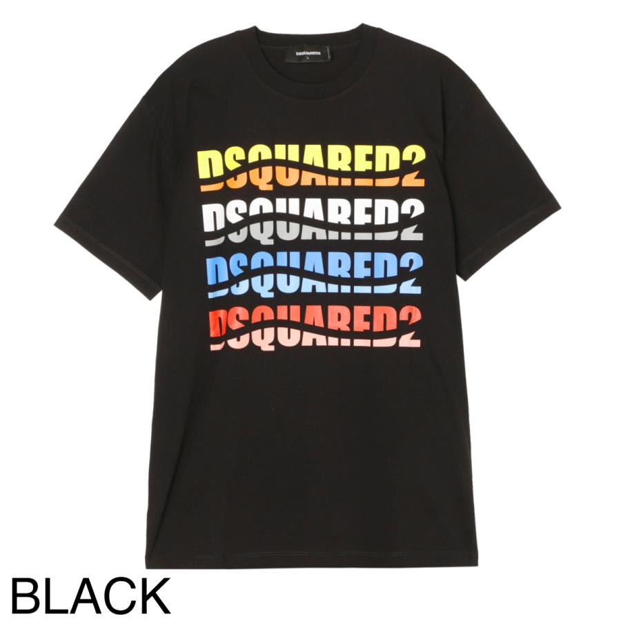 DSQUARED2 ディースクエアード クルーベックTシャツ メンズ