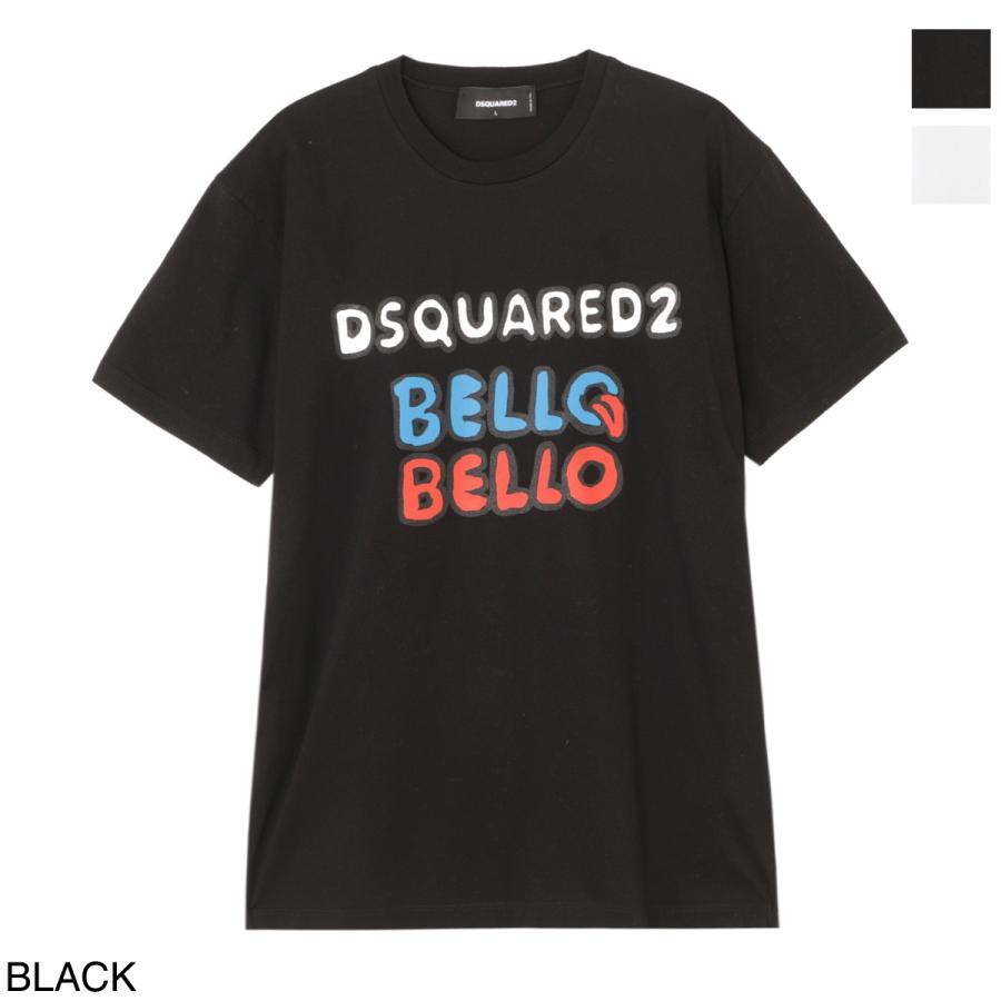 DSQUARED2（ディースクエアード） クルーネック半袖Tシャツ D2 BELLO 