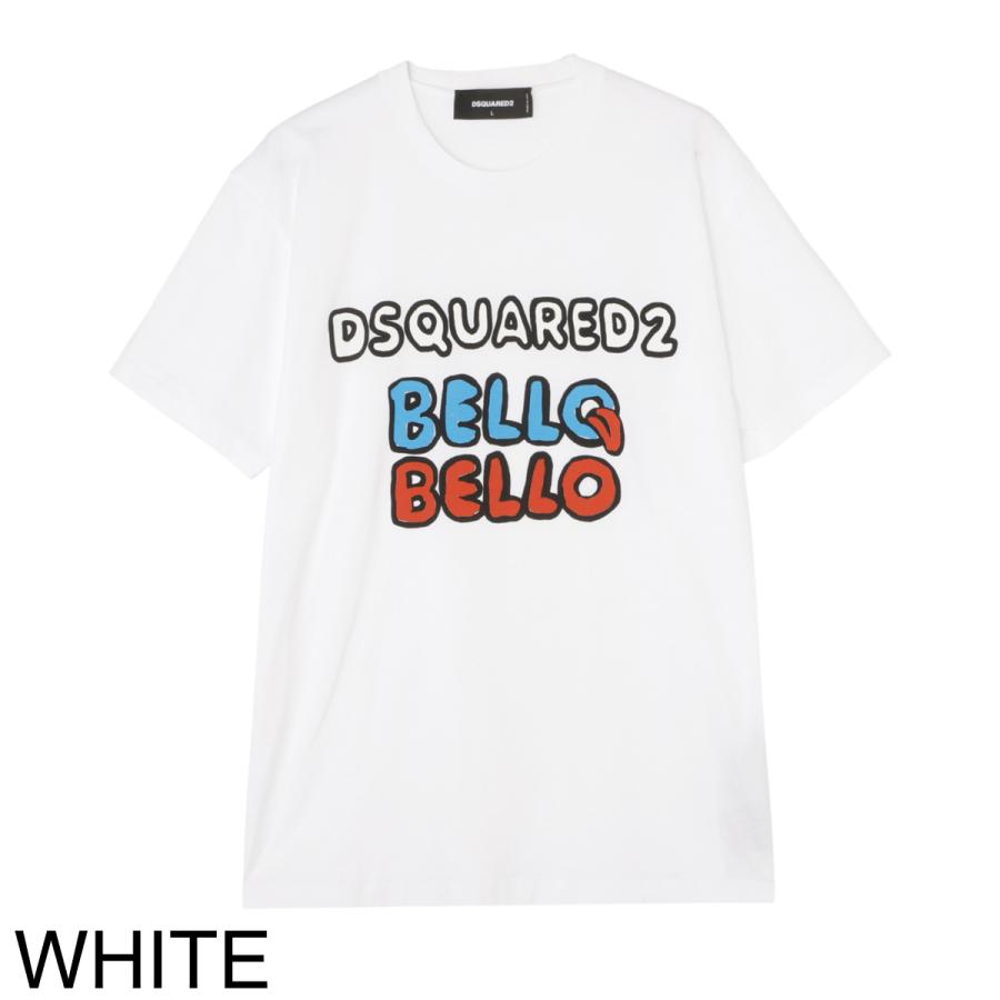 DSQUARED2（ディースクエアード） クルーネック半袖Tシャツ D2 BELLO 