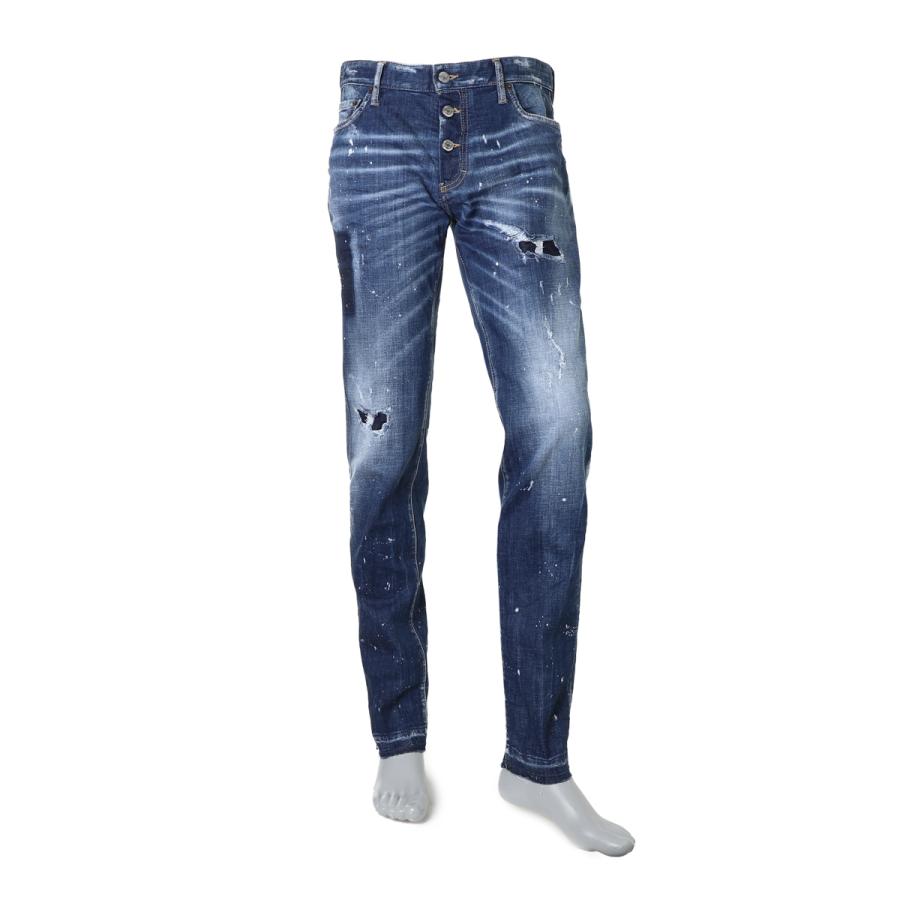 DSQUARED2（ディースクエアード） ボタンフライジーンズ SLIM JEAN