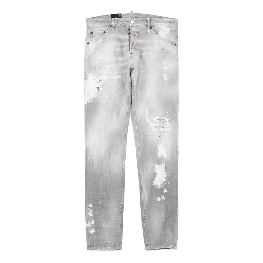 DSQUARED2 ディースクエアード ボタンフライジーンズ Cool Guy グレー  