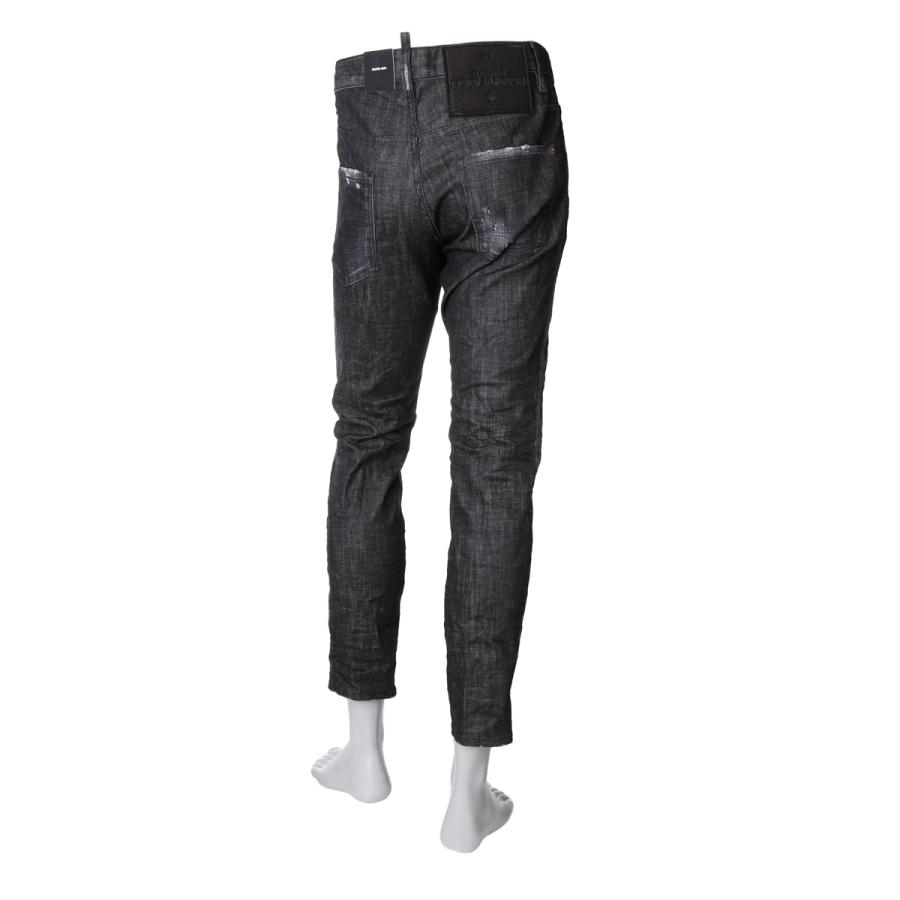 DSQUARED2（ディースクエアード） ボタンフライジーンズ BLACK CLEAN