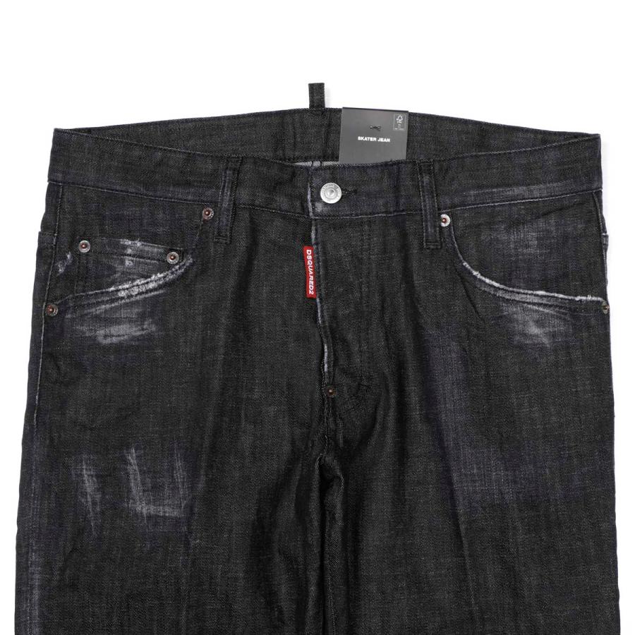 ディースクエアード DSQUARED2 ボタンフライジーンズ BLACK CLEAN WASH 