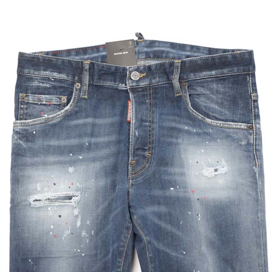 DSQUARED2 ディースクエアード ボタンフライジーンズ SKATER JEAN 