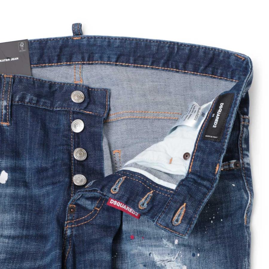 DSQUARED2（ディースクエアード） ボタンフライジーンズ SKATER JEANS