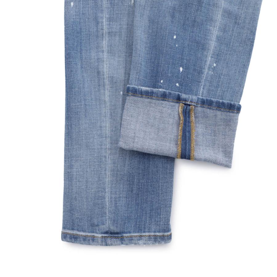 ディースクエアード DSQUARED2 ボタンフライジーンズ SEXY TWIST JEAN ブルー メンズ s74lb1366-s30342-470の画像