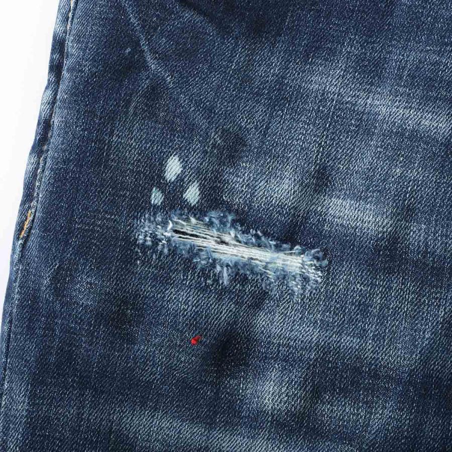 ディースクエアード DSQUARED2 ボタンフライジーンズ TEDDY JEANS ブルー メンズの画像