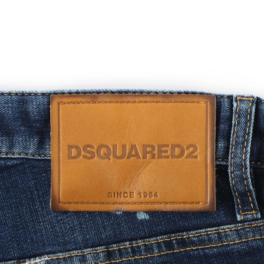 ディースクエアード DSQUARED2 ボタンフライジーンズ TEDDY JEANS ブルー メンズの画像