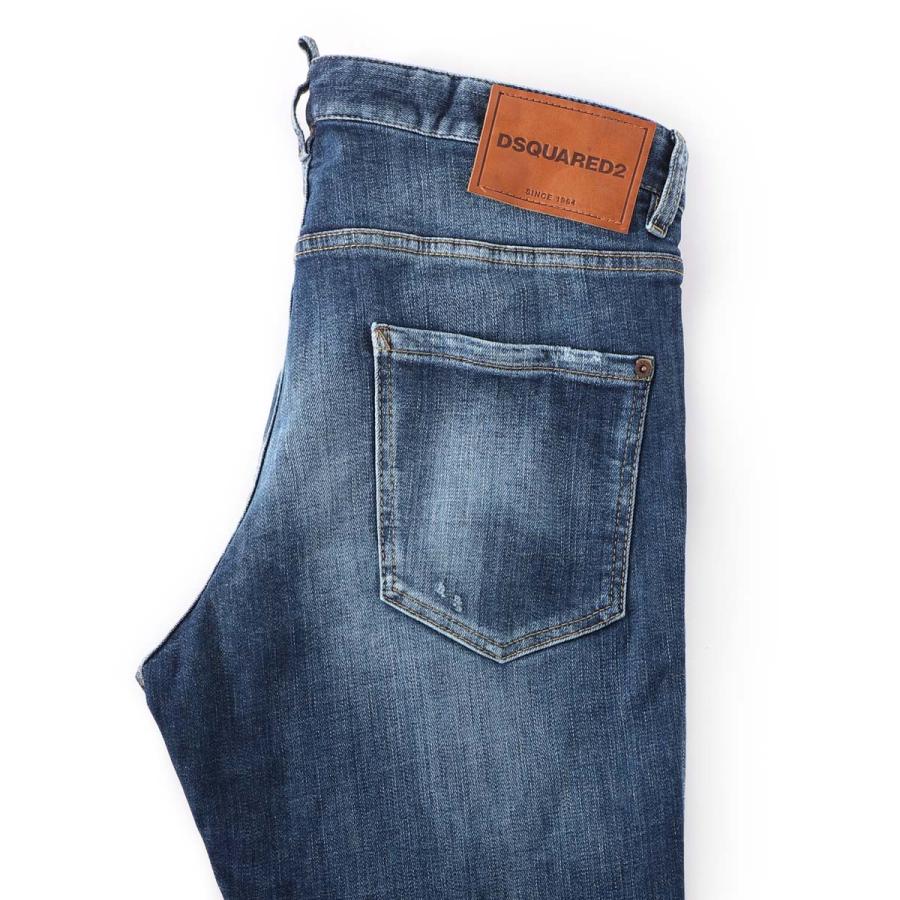ディースクエアード DSQUARED2 ボタンフライジーンズ TEDDY JEANS ブルー メンズの画像