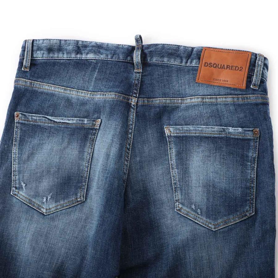 ディースクエアード DSQUARED2 ボタンフライジーンズ TEDDY JEANS ブルー メンズの画像