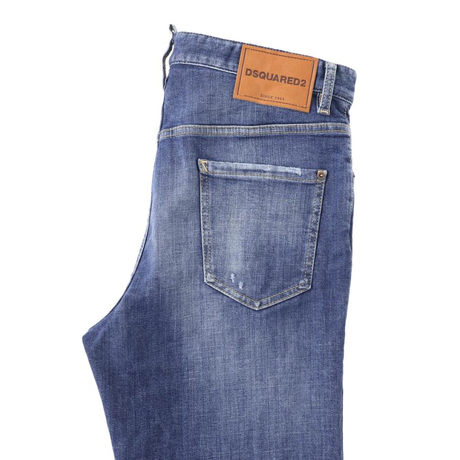 ディースクエアード DSQUARED2 ボタンフライジーンズ ブルー メンズ s74lb1925-s30872-470の画像