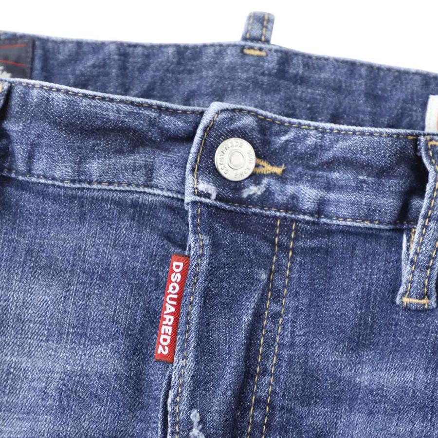 ディースクエアード DSQUARED2 ボタンフライジーンズ ブルー メンズ s74lb1925-s30872-470の画像
