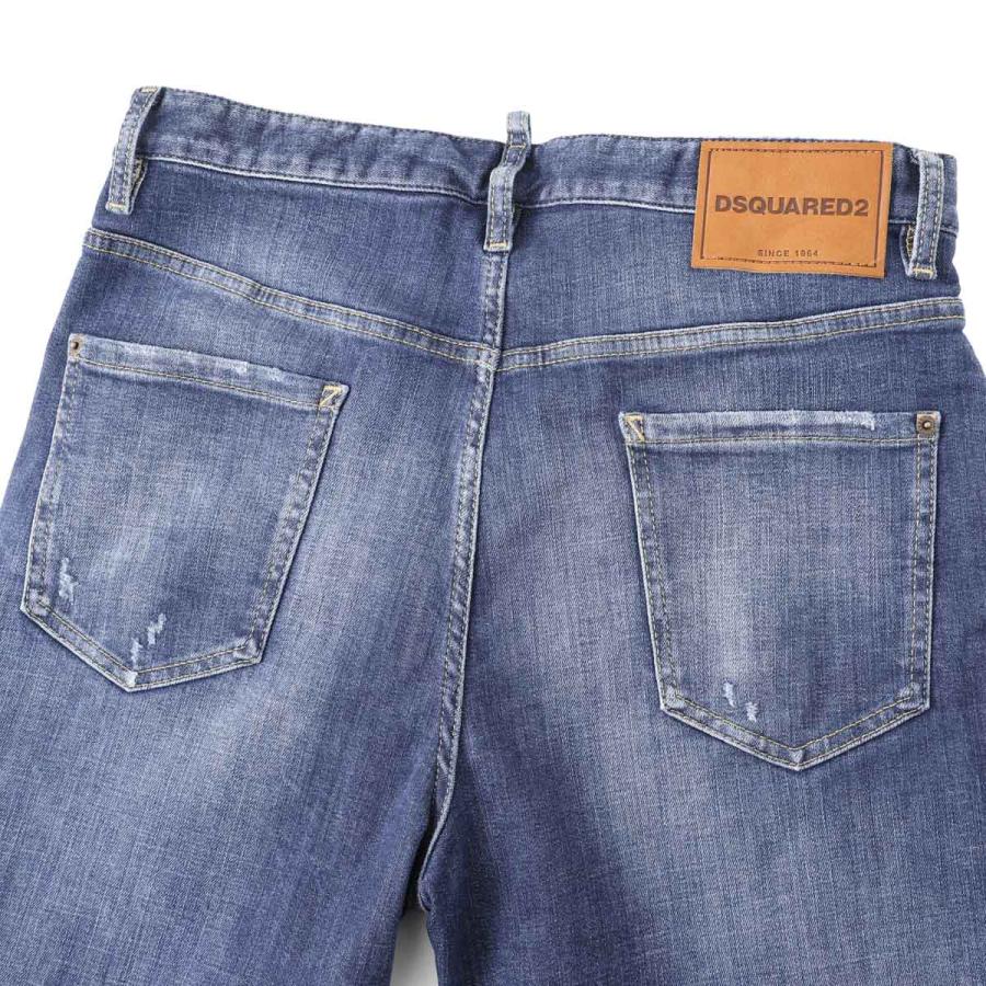 ディースクエアード DSQUARED2 ボタンフライジーンズ ブルー メンズ s74lb1925-s30872-470の画像