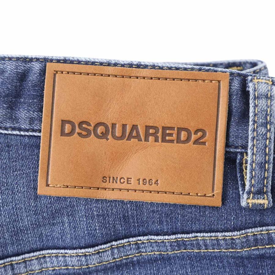 ディースクエアード DSQUARED2 ボタンフライジーンズ ブルー メンズ s74lb1925-s30872-470の画像