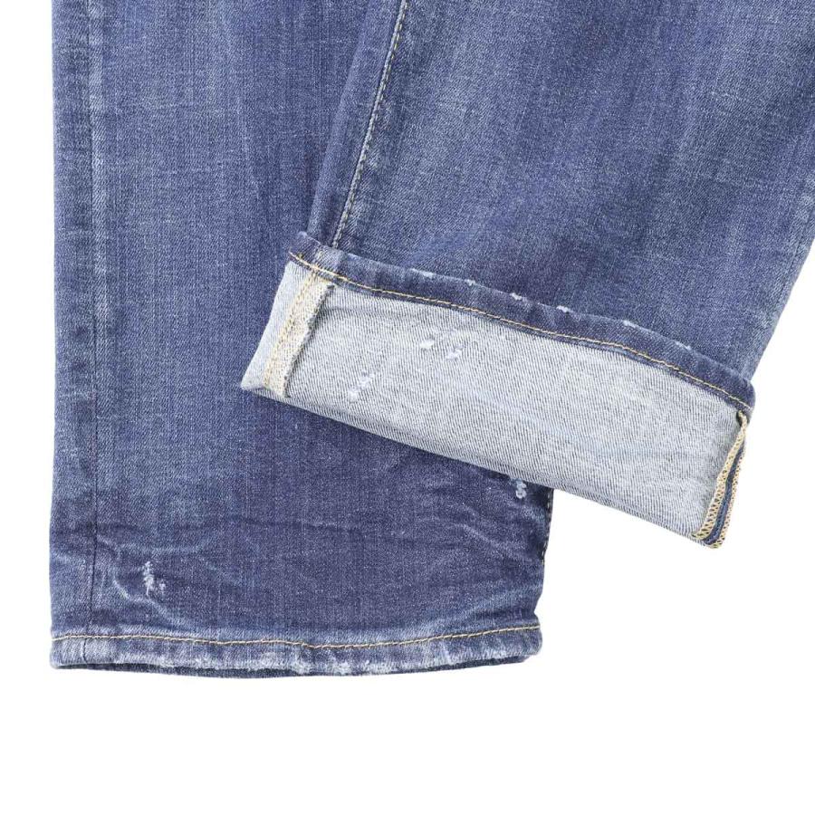 ディースクエアード DSQUARED2 ボタンフライジーンズ ブルー メンズ s74lb1925-s30872-470の画像