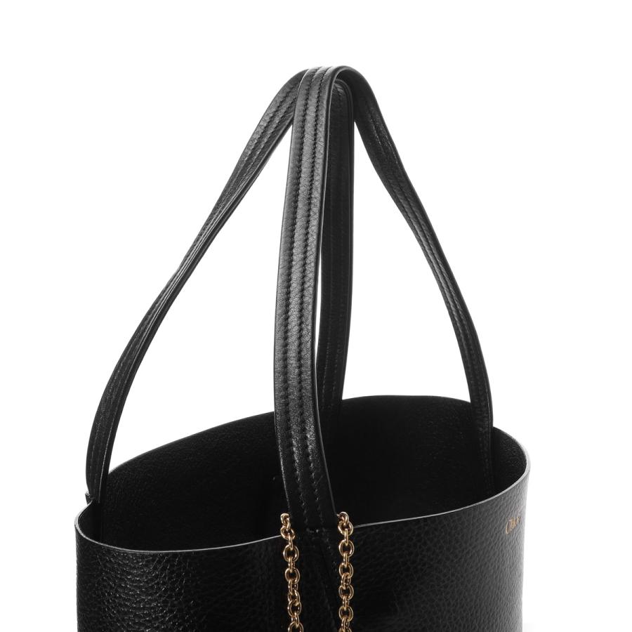 Chloé 黒 トートバッグ Chloe（クロエ） トートバッグ CHLOE SPIN ブラック レディース