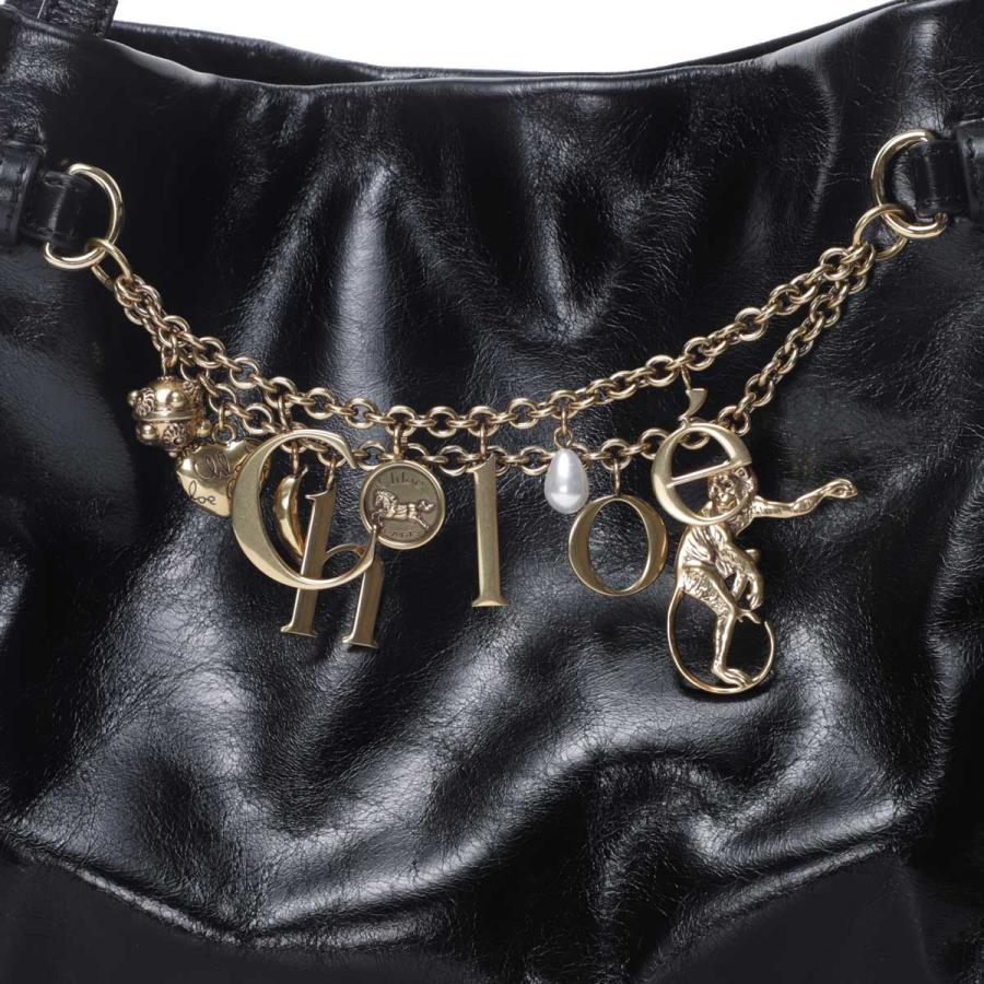 Chloe（クロエ） ショルダーバッグ CHLOE CHARMS ブラック レディース