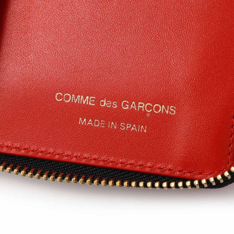 コム デ ギャルソン COMME des GARCONS ラウンドファスナー長財布 小銭入れ付き Huge Logo ロングウォレット レッド メンズ レディース sa0110hl-red｜mb-y｜09