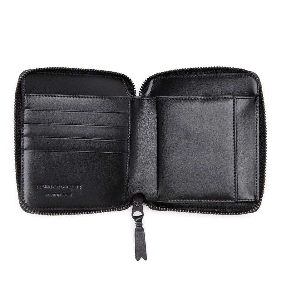 コムデギャルソン 財布 ギャルソン COMME des GARCONS 2つ折り VERY BLACK ブラック メンズ sa2100vb-blackの画像