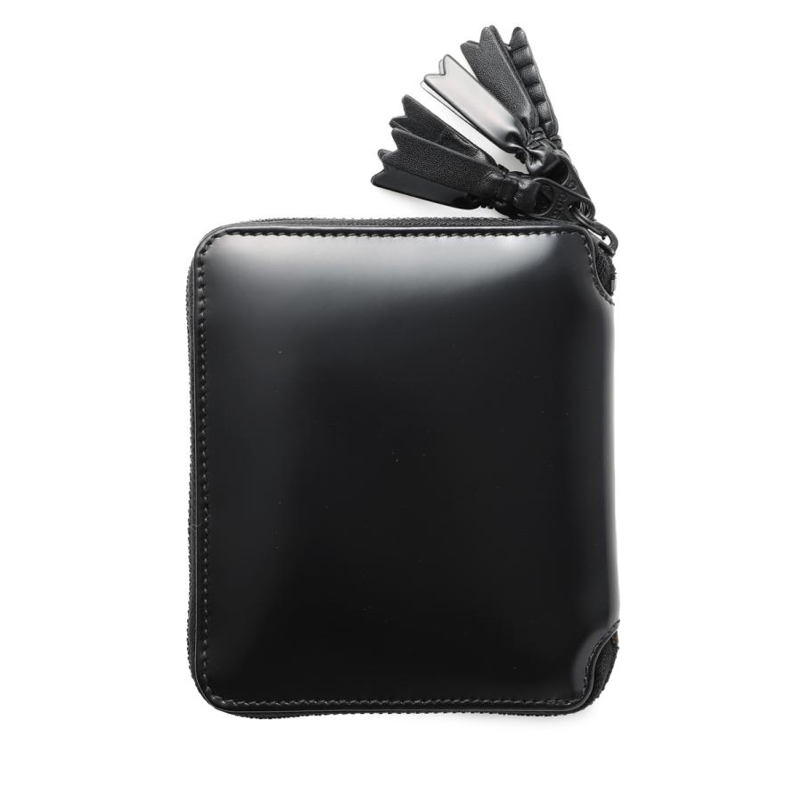 コムデギャルソン  財布 ギャルソン COMME des GARCONS 2つ折り ZIPPER MEDLEY ブラック メンズ レディースの画像