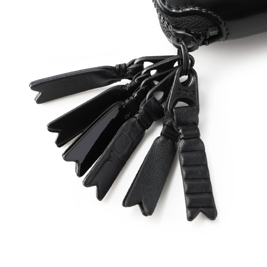 コムデギャルソン  財布 ギャルソン COMME des GARCONS 2つ折り ZIPPER MEDLEY ブラック メンズ レディースの画像