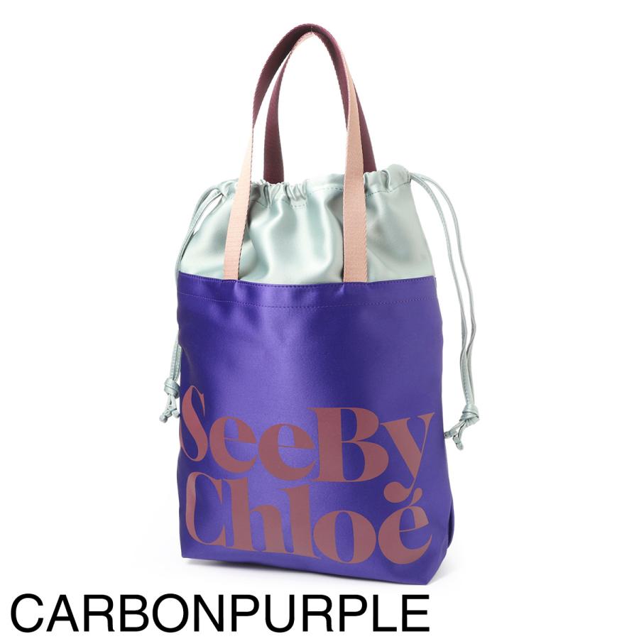 シーバイクロエ SEE BY CHLOE トートバッグ ESSENTIAL レディース chs22ssb59b29-54o-carbonpurple｜mb-y｜12