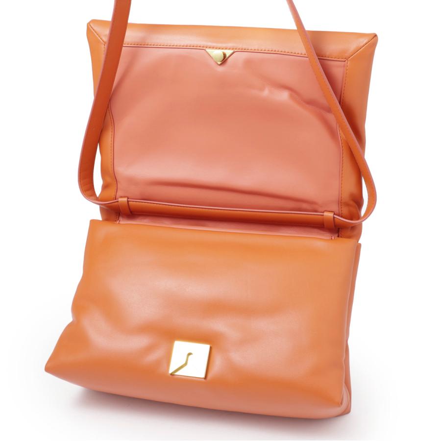 MARNI オレンジ レザー ショルダーバッグ3way MARNI マルニ ショルダーバッグ 3WAY PRISMA LARGE BAG オレンジ