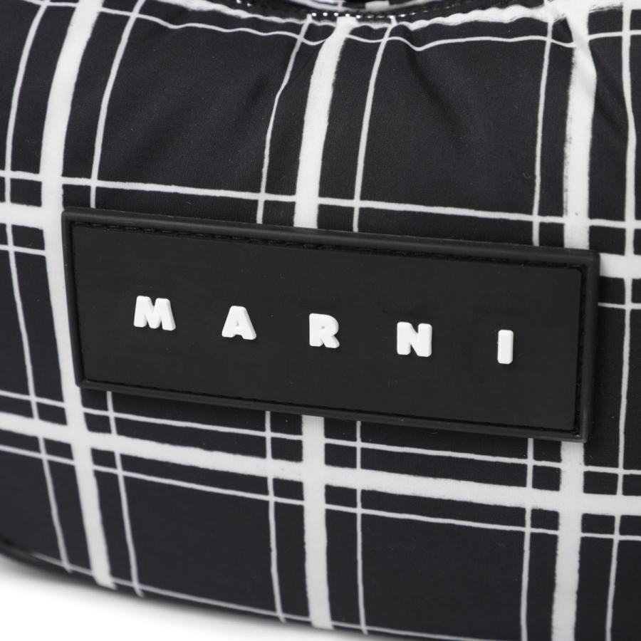 ☆韓国の人気☆【MARNI】☆MARNI LOGO TAG CHECK TOTE BAG☆