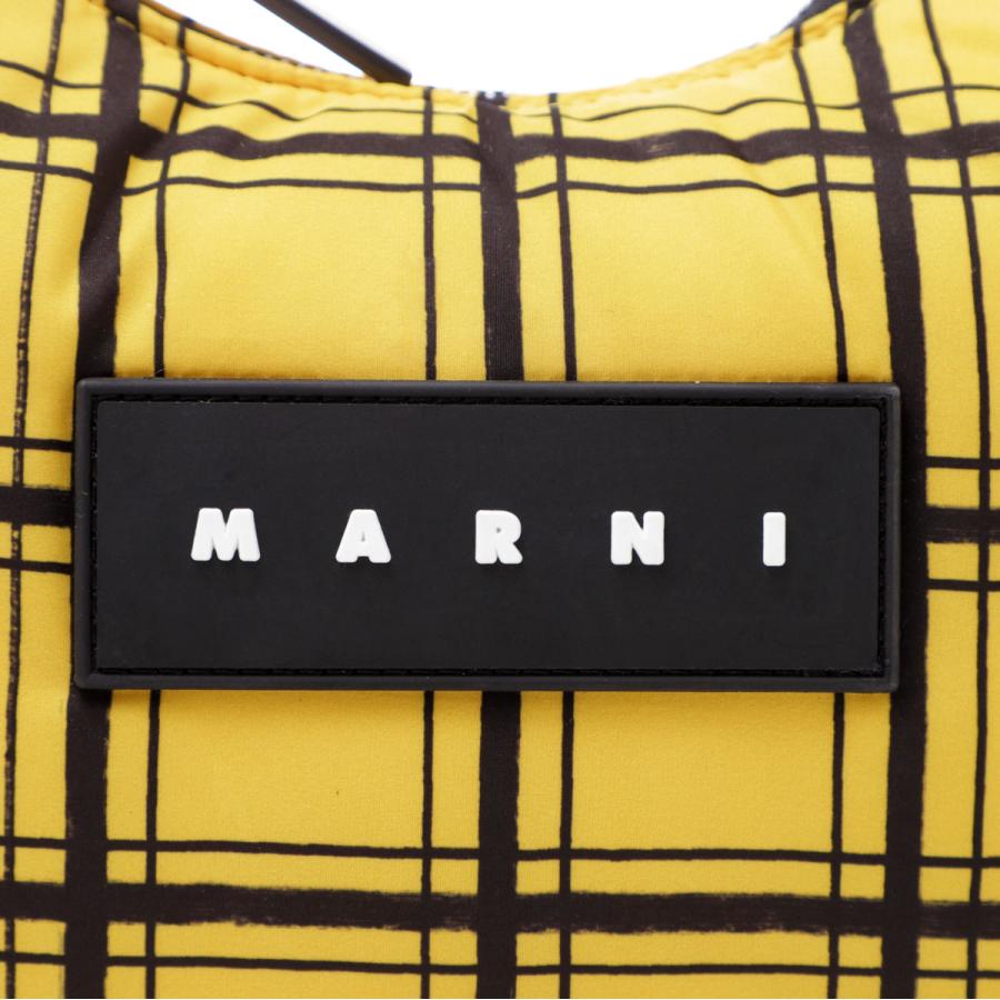 MARNI マルニ ホーボーバッグ PUFF HOBO SMALL CHECK PRINT