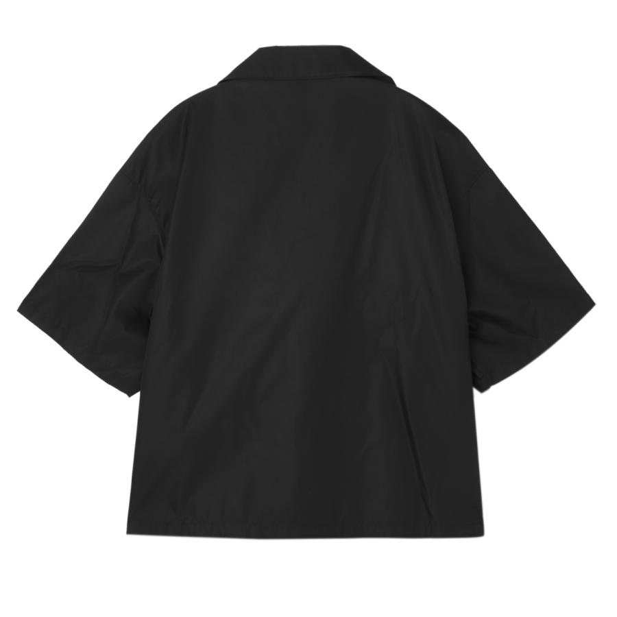 PRADA（プラダ） シャツジャケット 半袖シャツ ブラック メンズ sc449