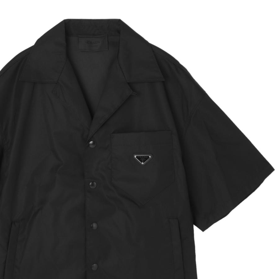PRADA●プラダ イタリア製 ＜ジップ 半袖シャツ＞M0259 PRADA○プラダ イタリア製 ＜ジップ 半袖シャツ＞M0259 - メルカリ