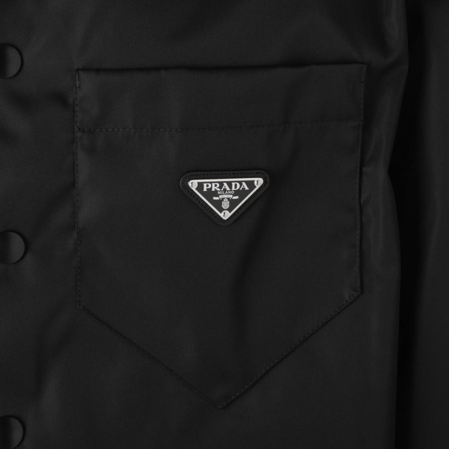PRADA（プラダ） ナイロンジャケット シャツジャケット ブラック