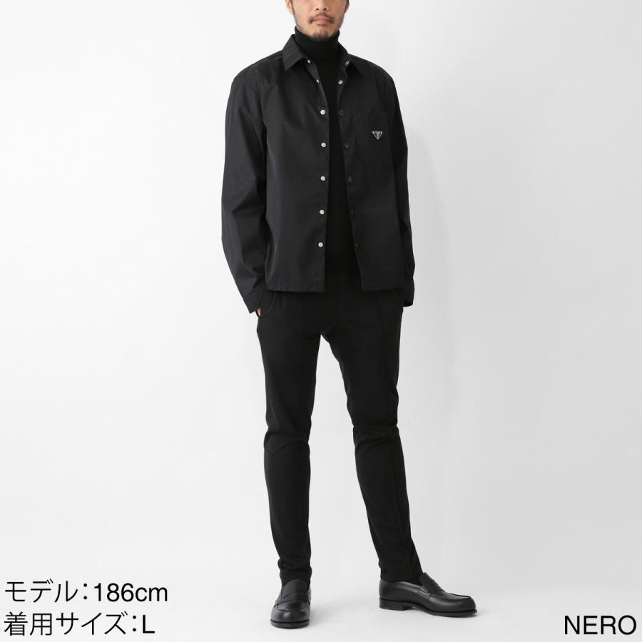 PRADA（プラダ） ナイロンジャケット シャツジャケット ブラック