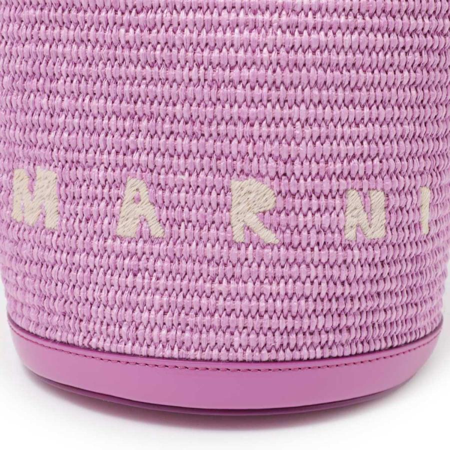 マルニ MARNI ハンドバッグ 2WAY TROPICALIA BASKET BAG SMALL かごバッグ パープル レディース scmp0056q1-p3860-00c04の画像