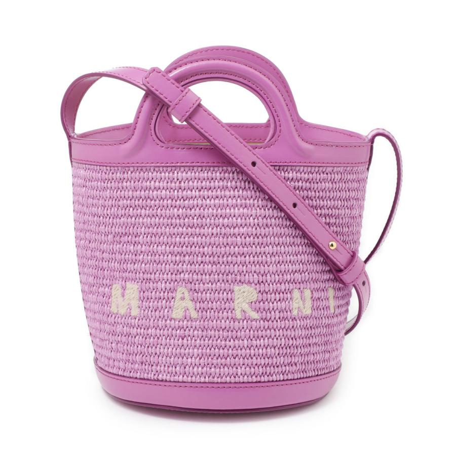 マルニ MARNI ハンドバッグ 2WAY TROPICALIA BASKET BAG SMALL かごバッグ パープル レディース scmp0056q1-p3860-00c04の画像