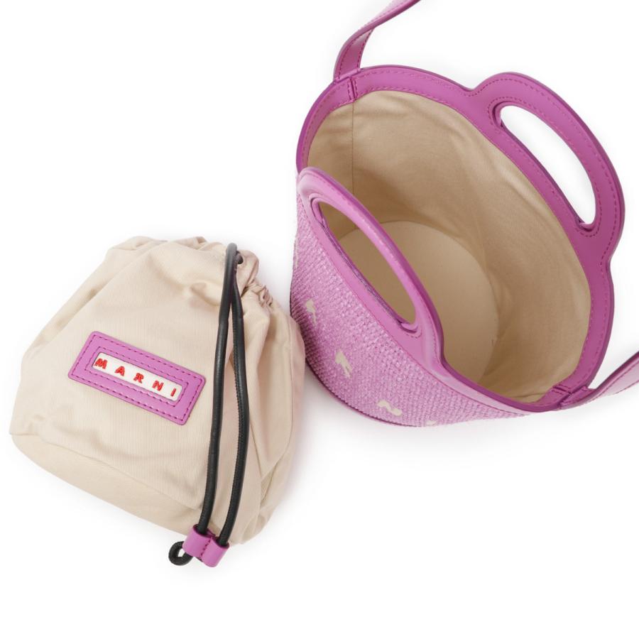 マルニ MARNI ハンドバッグ 2WAY TROPICALIA BASKET BAG SMALL かごバッグ パープル レディース scmp0056q1-p3860-00c04の画像