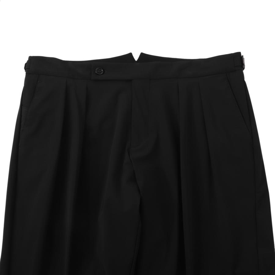ベルウィッチ BERWICH ツープリーツ スラックス SCOTCH NYLON BI-STRETCH メンズ scotch-ci1975x-blackの画像