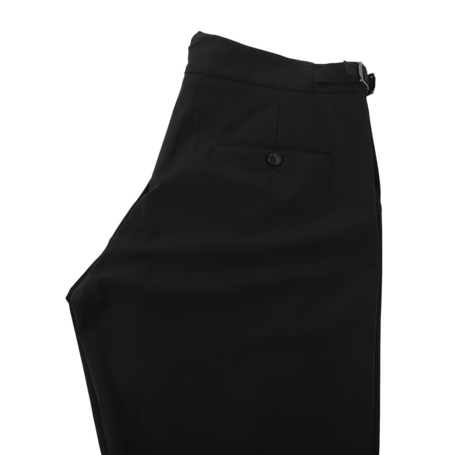 ベルウィッチ BERWICH ツープリーツ スラックス SCOTCH NYLON BI-STRETCH メンズ scotch-ci1975x-blackの画像