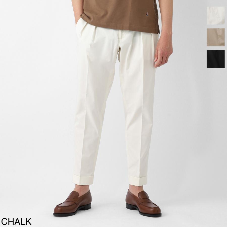 ベルウィッチ BERWICH ツープリーツ スラックス TWILL COTTON