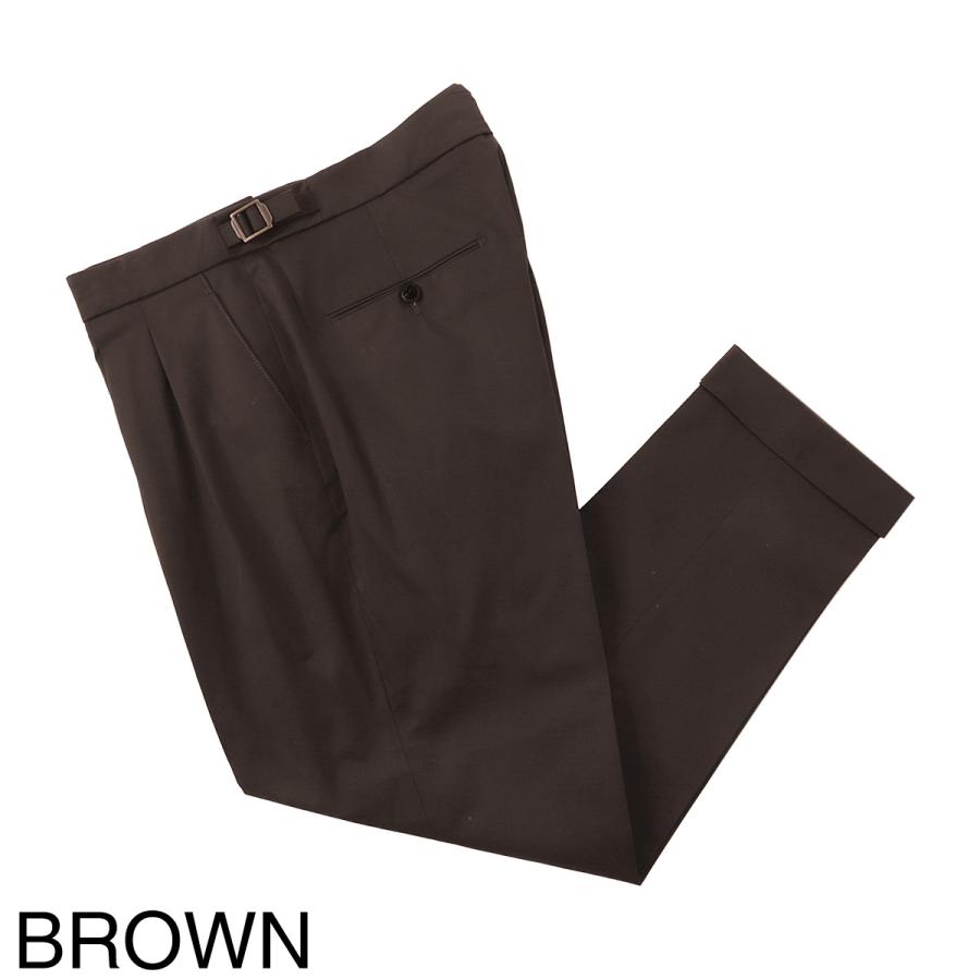 Berluti スラックス　パンツ　ウエストゴム素材　サイズ46 BERWICH（ベルウィッチ） ツープリーツ スラックス SCOTCH BASIC